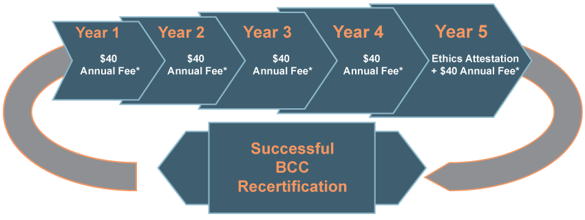 Successful BCC Recertification Infographic